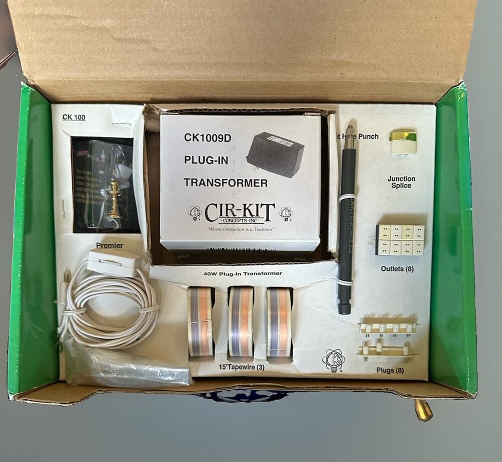 Vtg New Open Box CIR-KIT Concepts Deluxe Wiring Kit For Dollhouses Model CK100